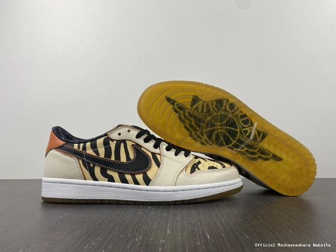 Official Maikesneakers Tiger DH6932-100 Low the Air Jordan 1 OG of Year 0815